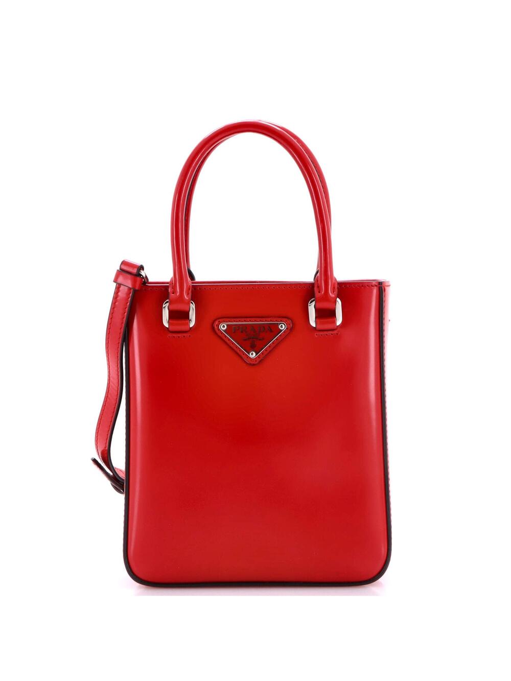 Prada Convertible Tote Brushed Leather #255153P18B
